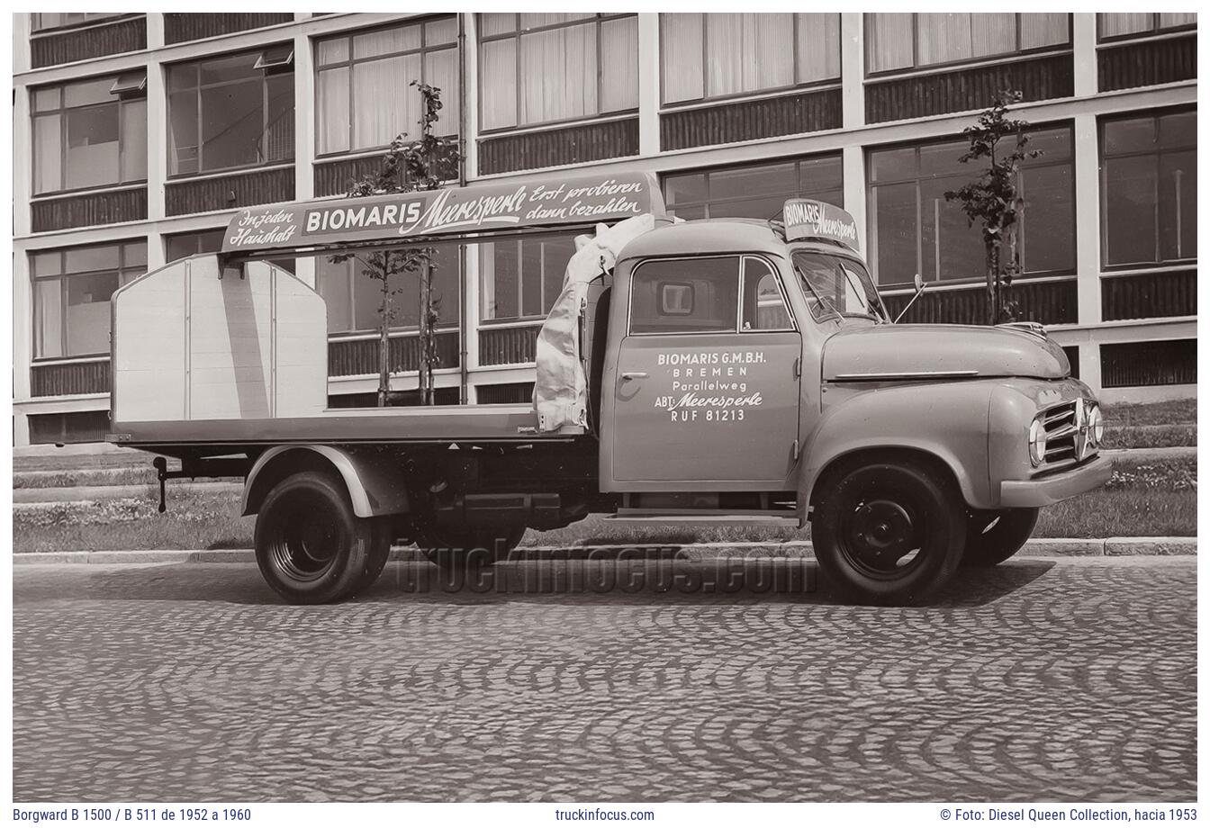 Borgward B 1500 / B 511 de 1952 a 1960 Foto hacia 1953