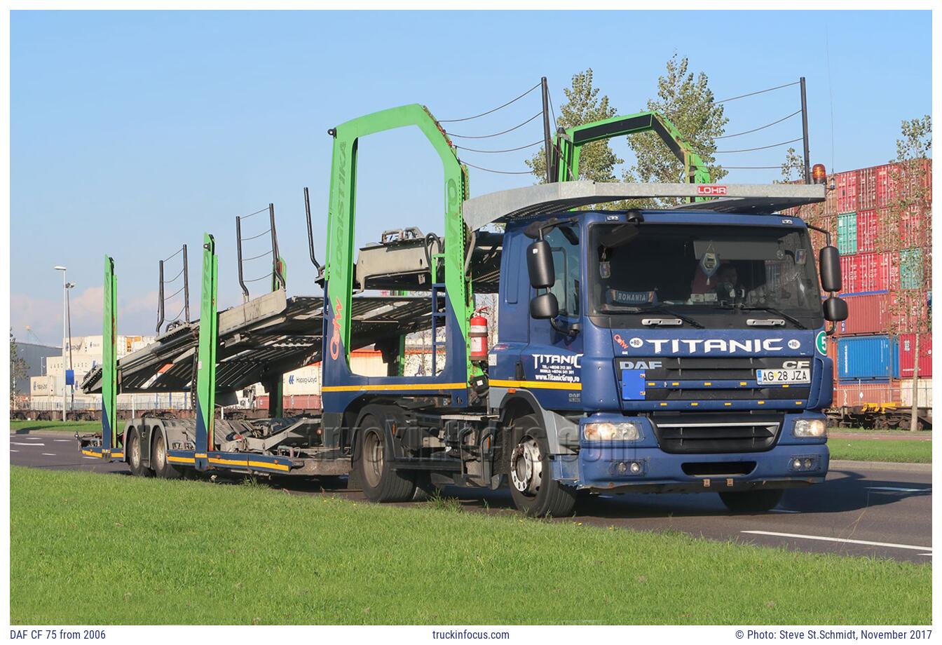 DAF CF 75 from 2006 Photo November 2017