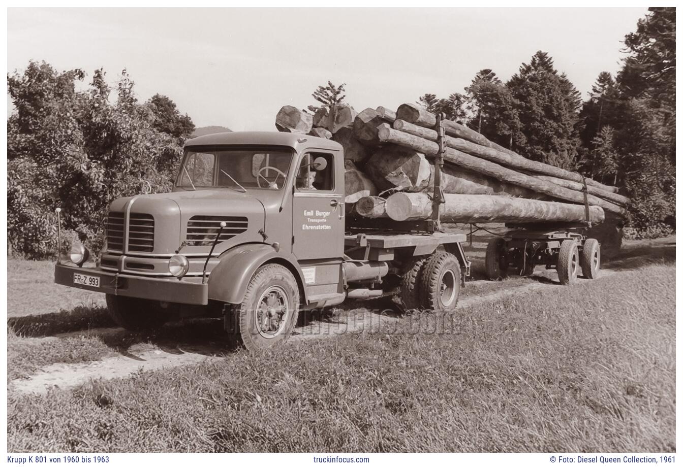 Krupp K 801 von 1960 bis 1963 Foto 1961