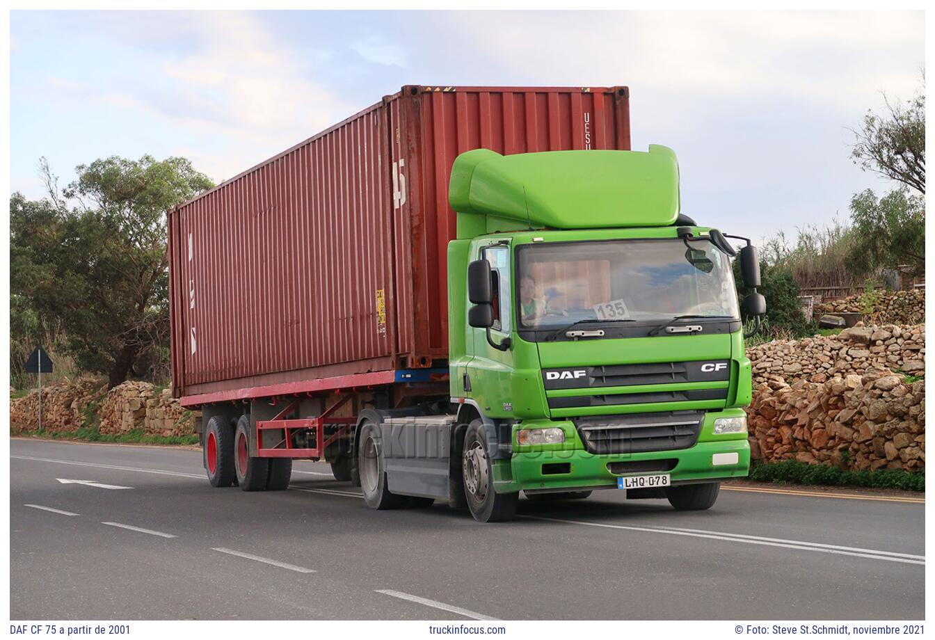 DAF CF 75 a partir de 2001 Foto noviembre 2021