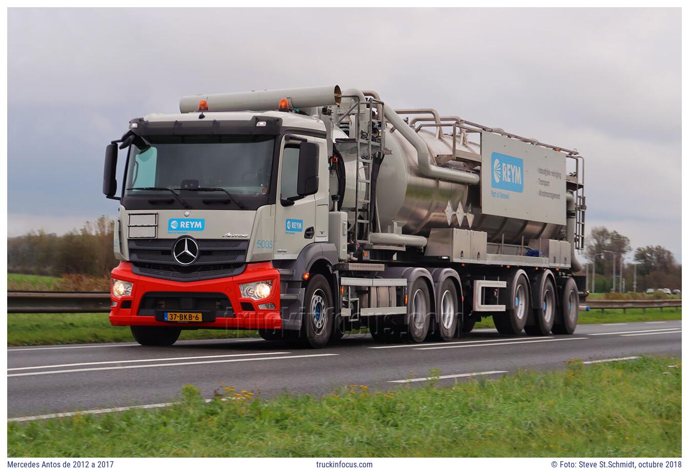 Mercedes Antos de 2012 a 2017 Foto octubre 2018