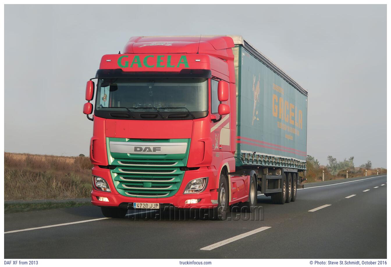 DAF XF from 2013 Photo October 2016