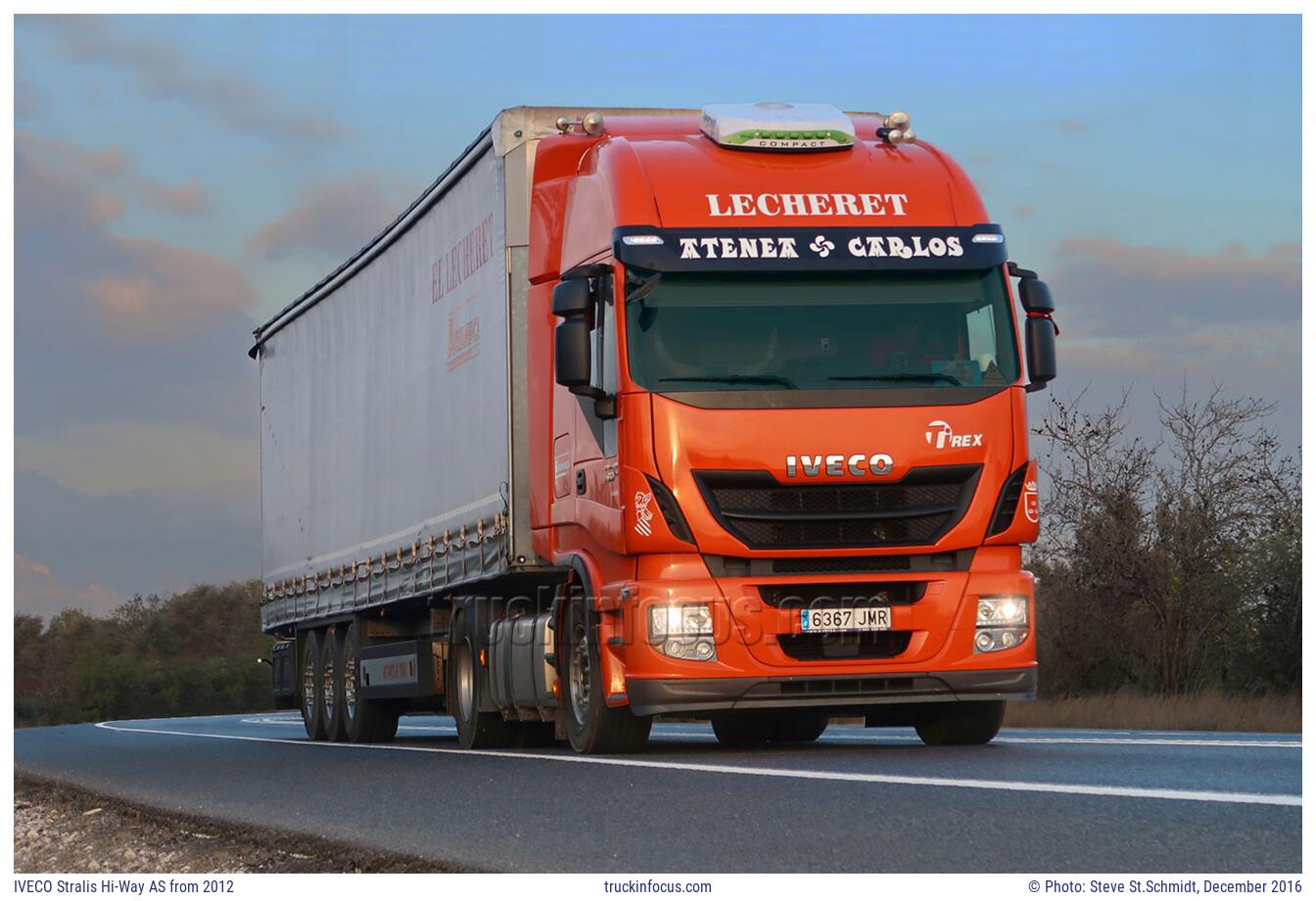 IVECO Stralis Hi-Way AS from 2012 Photo December 2016