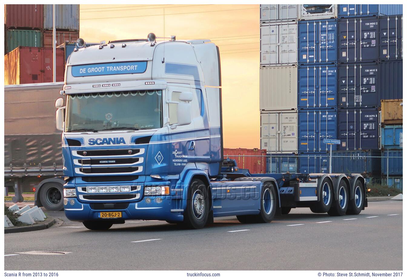 Scania R from 2013 to 2016 Photo November 2017