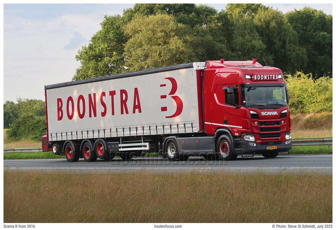 Scania R from 2016 Photo July 2025
