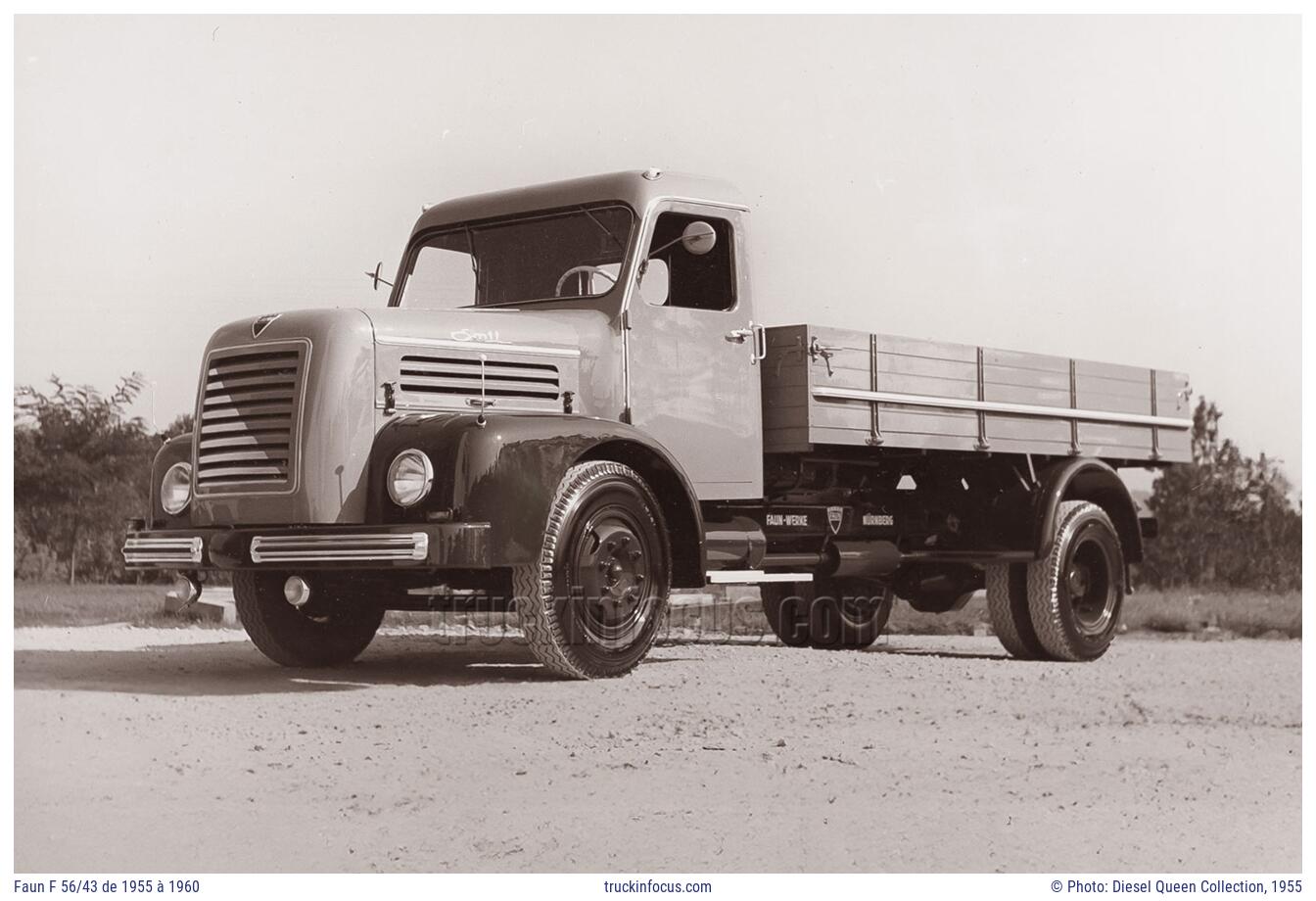 Faun F 56/43 de 1955 à 1960 Photo 1955