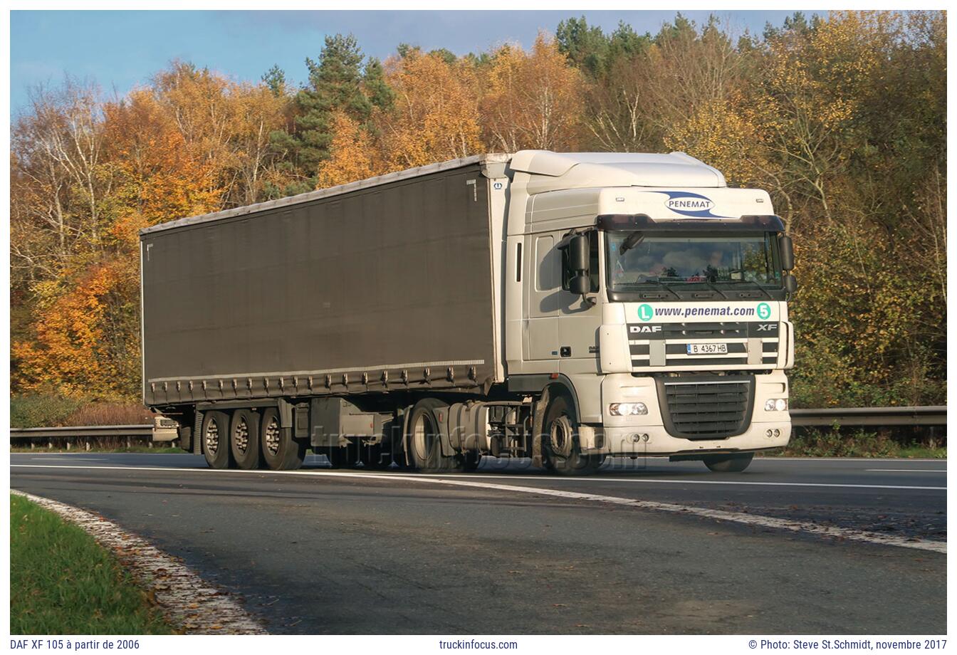 DAF XF 105 à partir de 2006 Photo novembre 2017