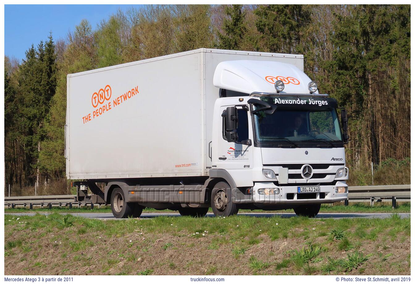 Mercedes Atego 3 à partir de 2011 Photo avril 2019