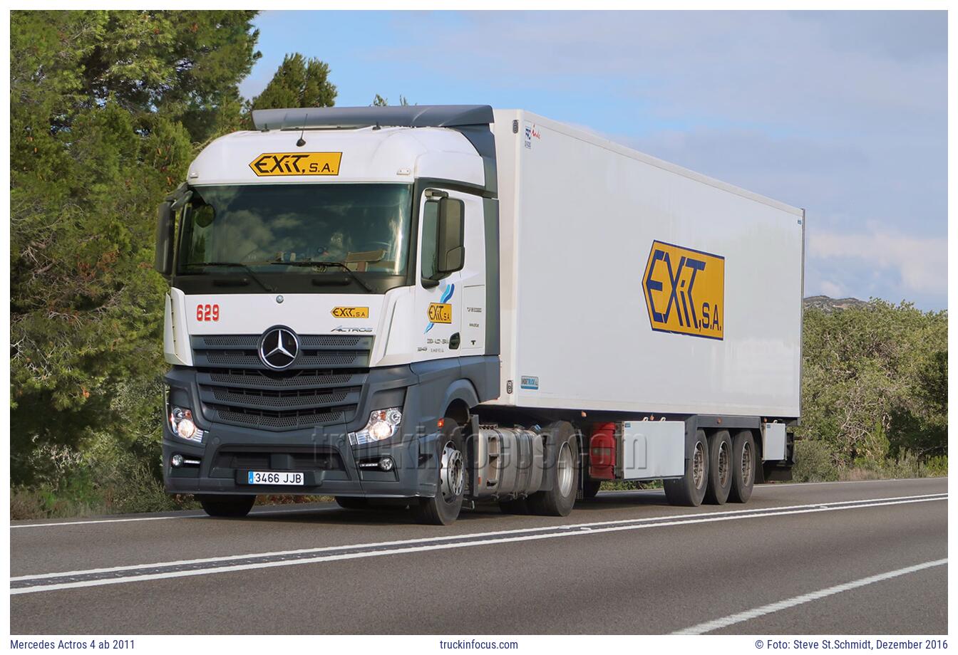 Mercedes Actros 4 ab 2011 Foto Dezember 2016