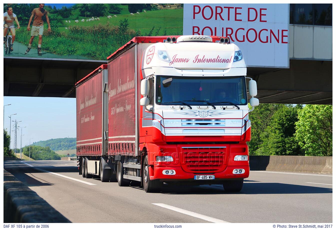 DAF XF 105 à partir de 2006 Photo mai 2017