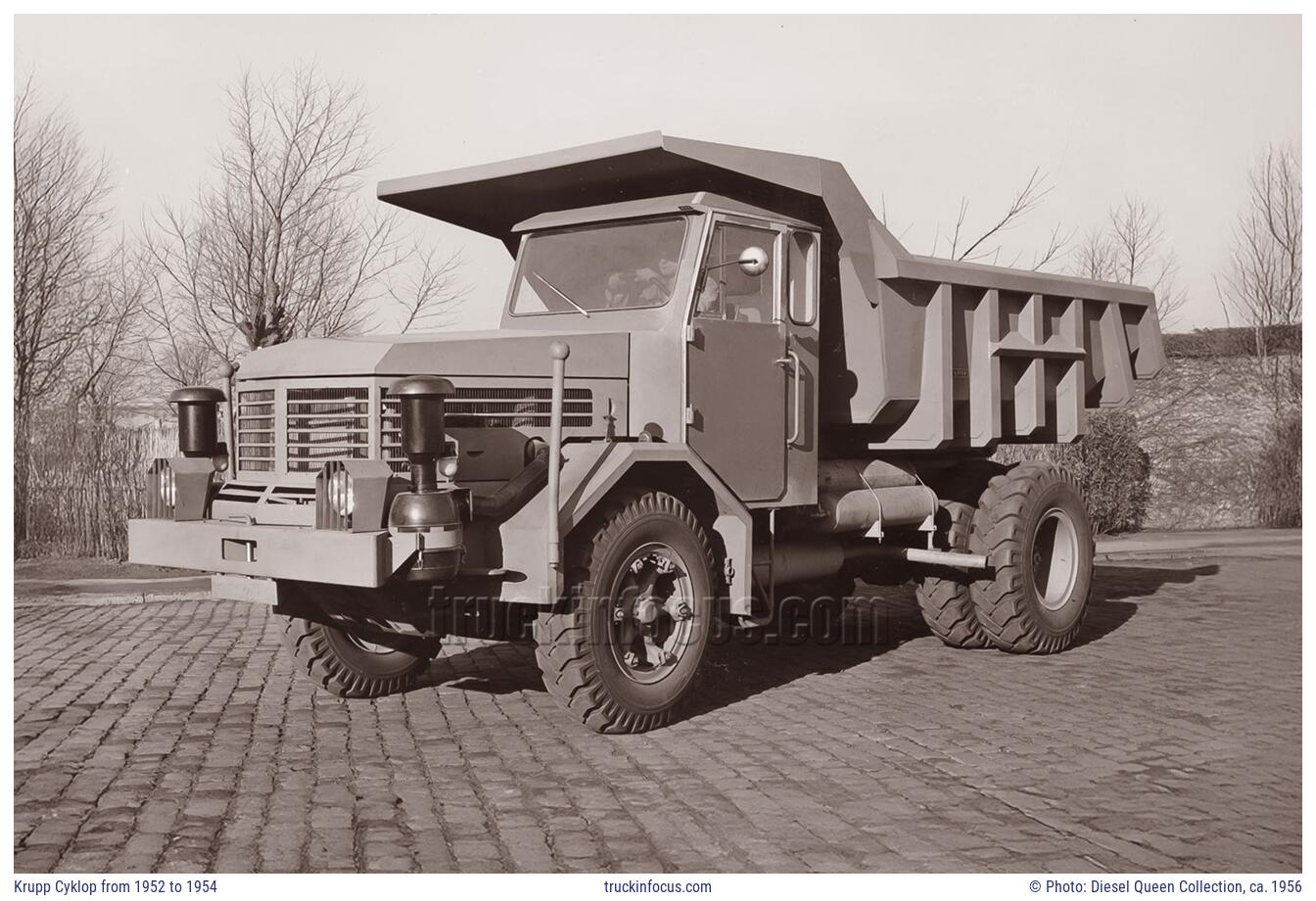 Krupp Cyklop from 1952 to 1954 Photo ca. 1956