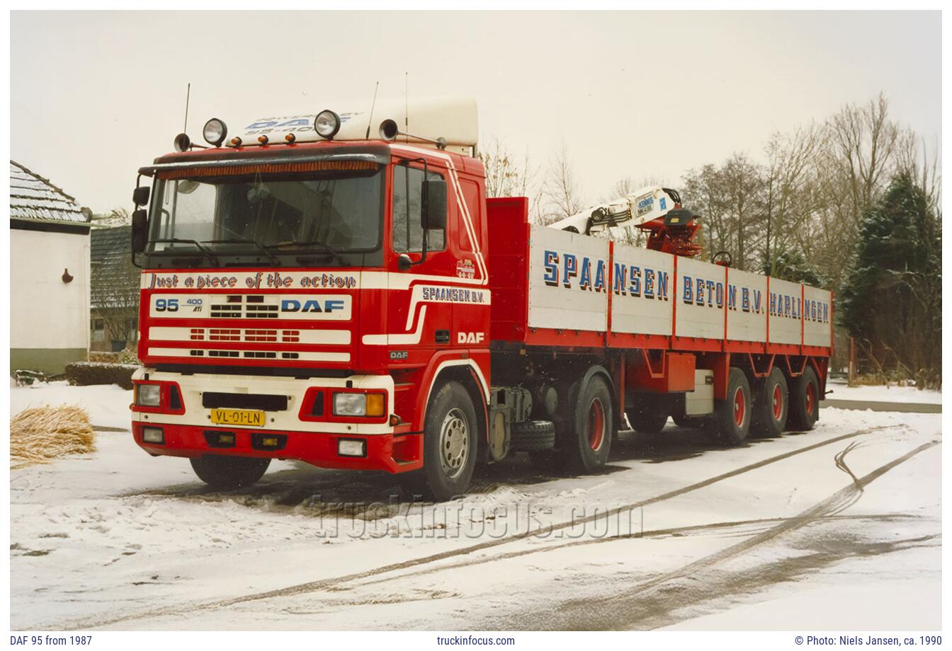 DAF 95 from 1987 Photo ca. 1990