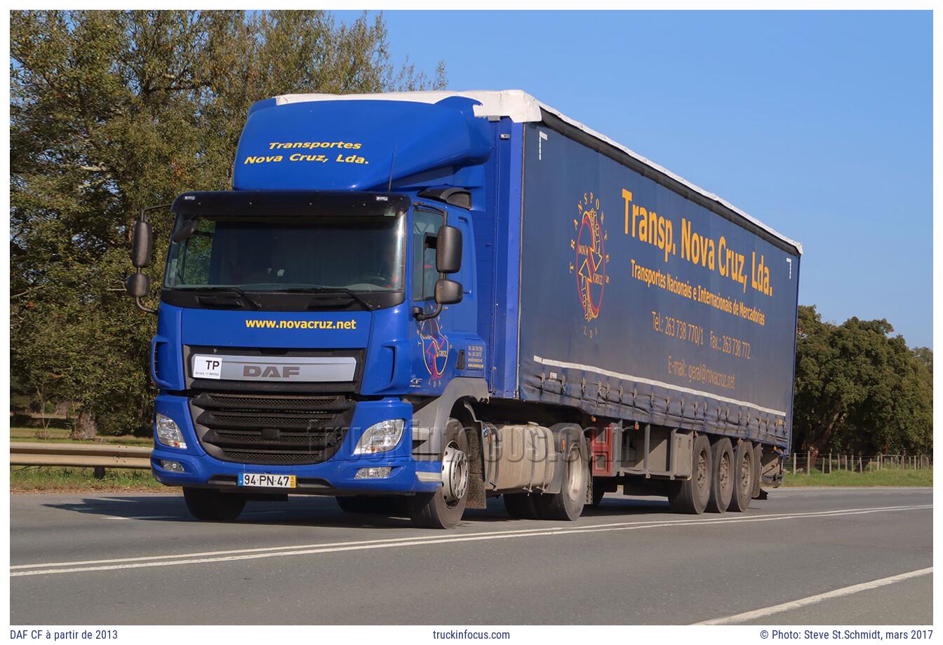 DAF CF à partir de 2013 Photo mars 2017