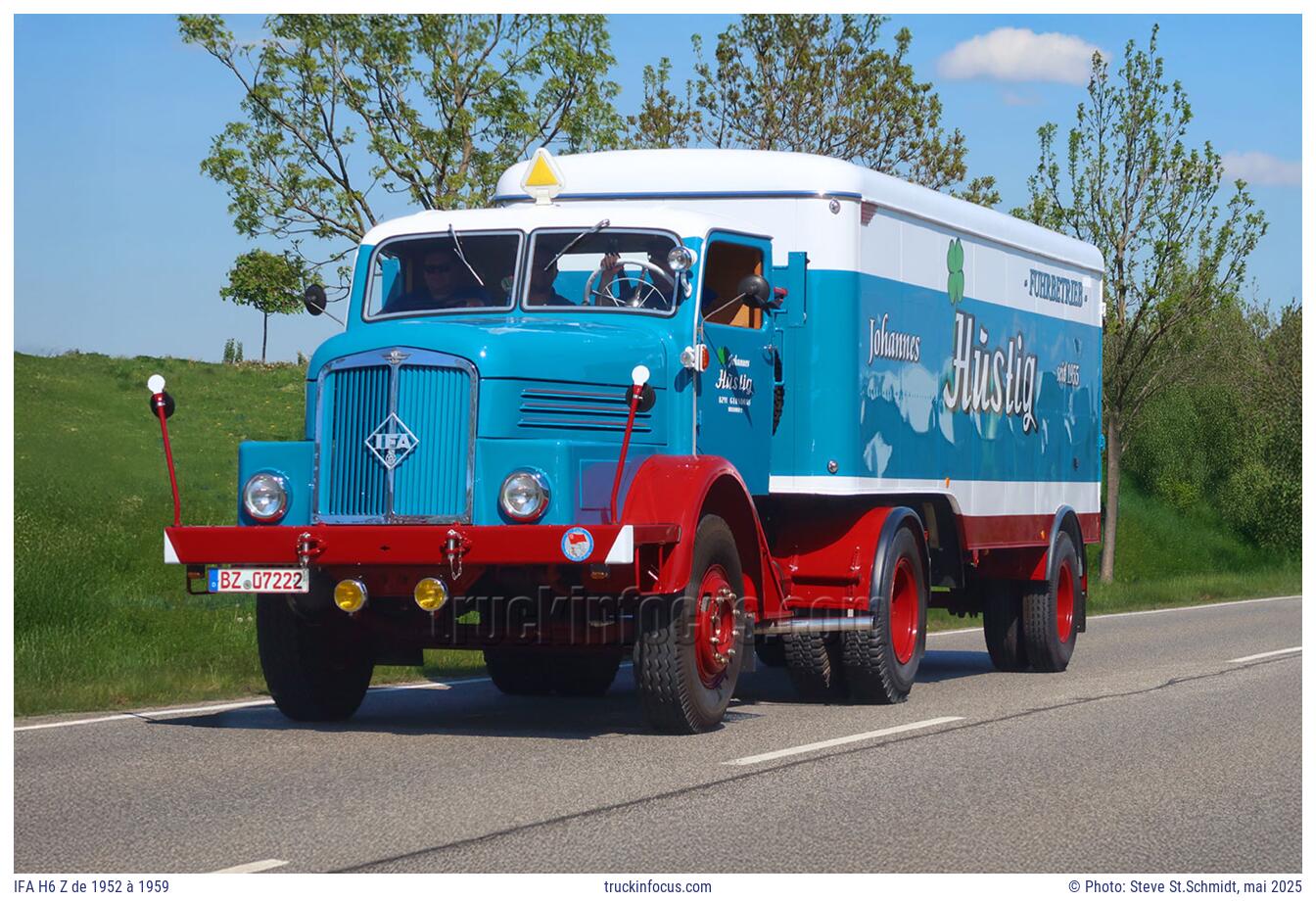 IFA H6 Z de 1952 à 1959 Photo mai 2025