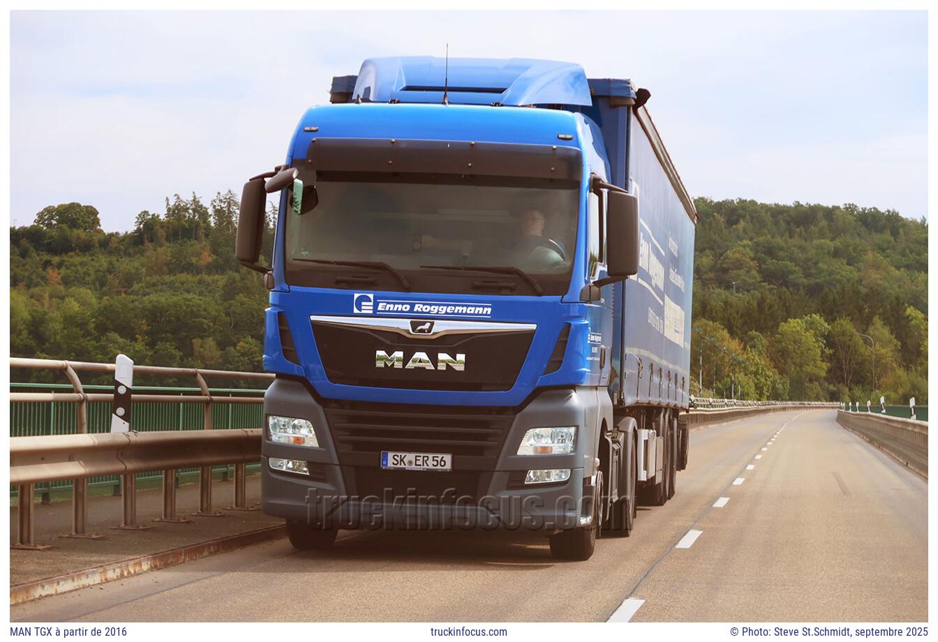 MAN TGX à partir de 2016 Photo septembre 2025