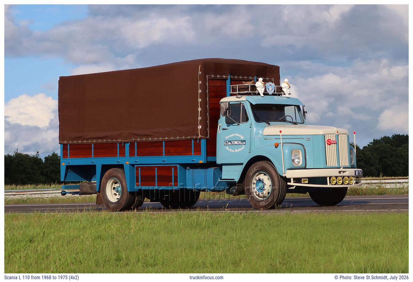 Scania L 110 from 1968 to 1975 (4x2) Photo July 2026