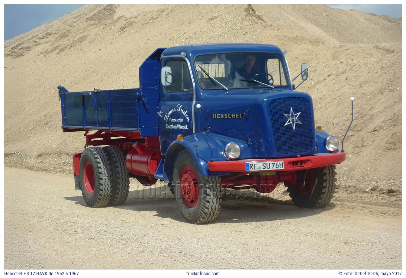 Henschel HS 12 HAVK de 1962 a 1967 Foto mayo 2017