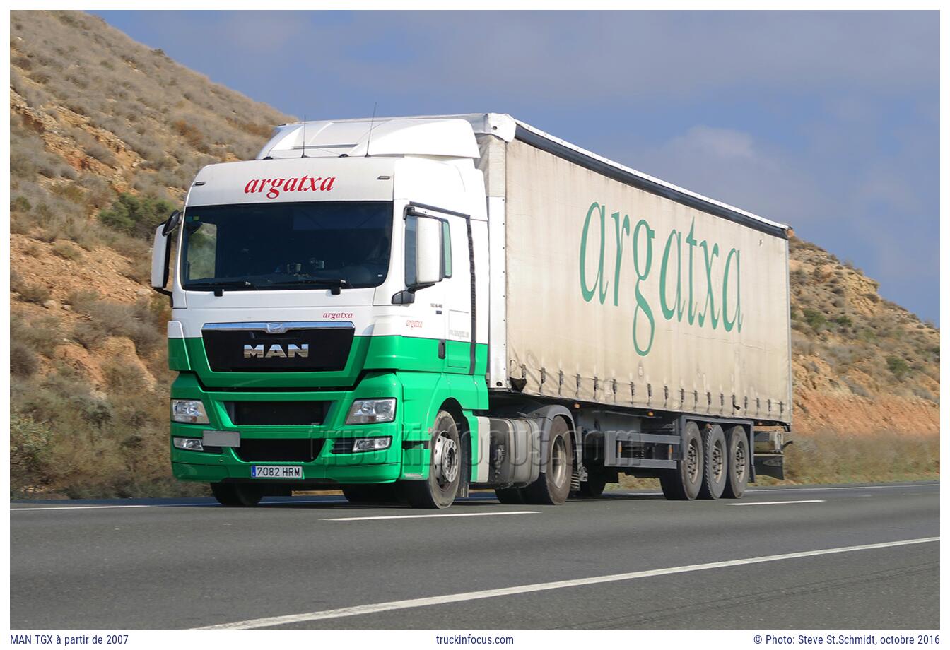 MAN TGX à partir de 2007 Photo octobre 2016