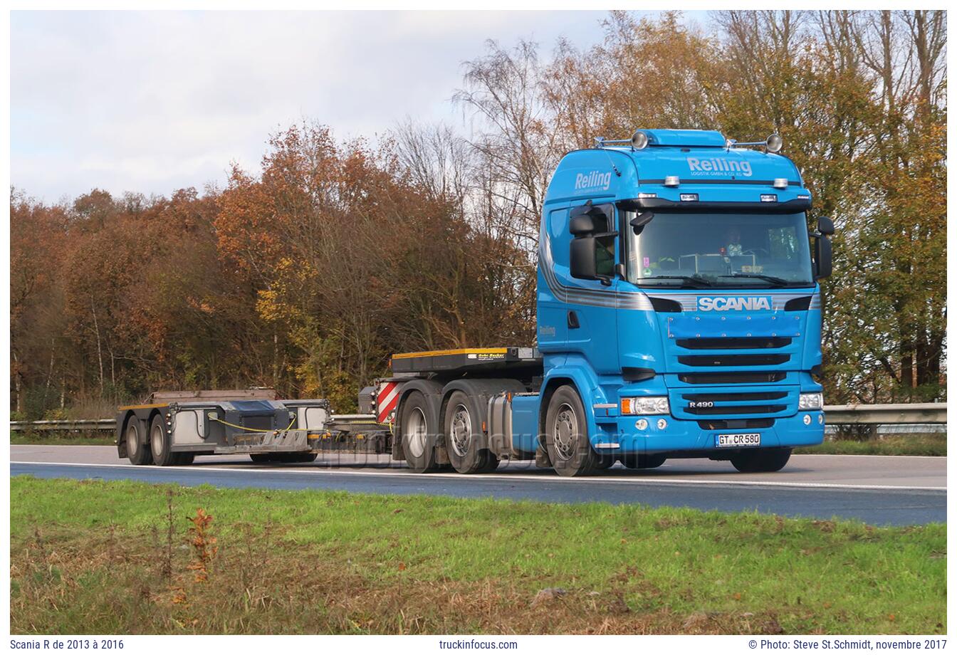 Scania R de 2013 à 2016 Photo novembre 2017