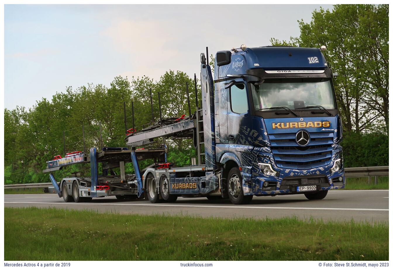 Mercedes Actros 4 a partir de 2019 Foto mayo 2023