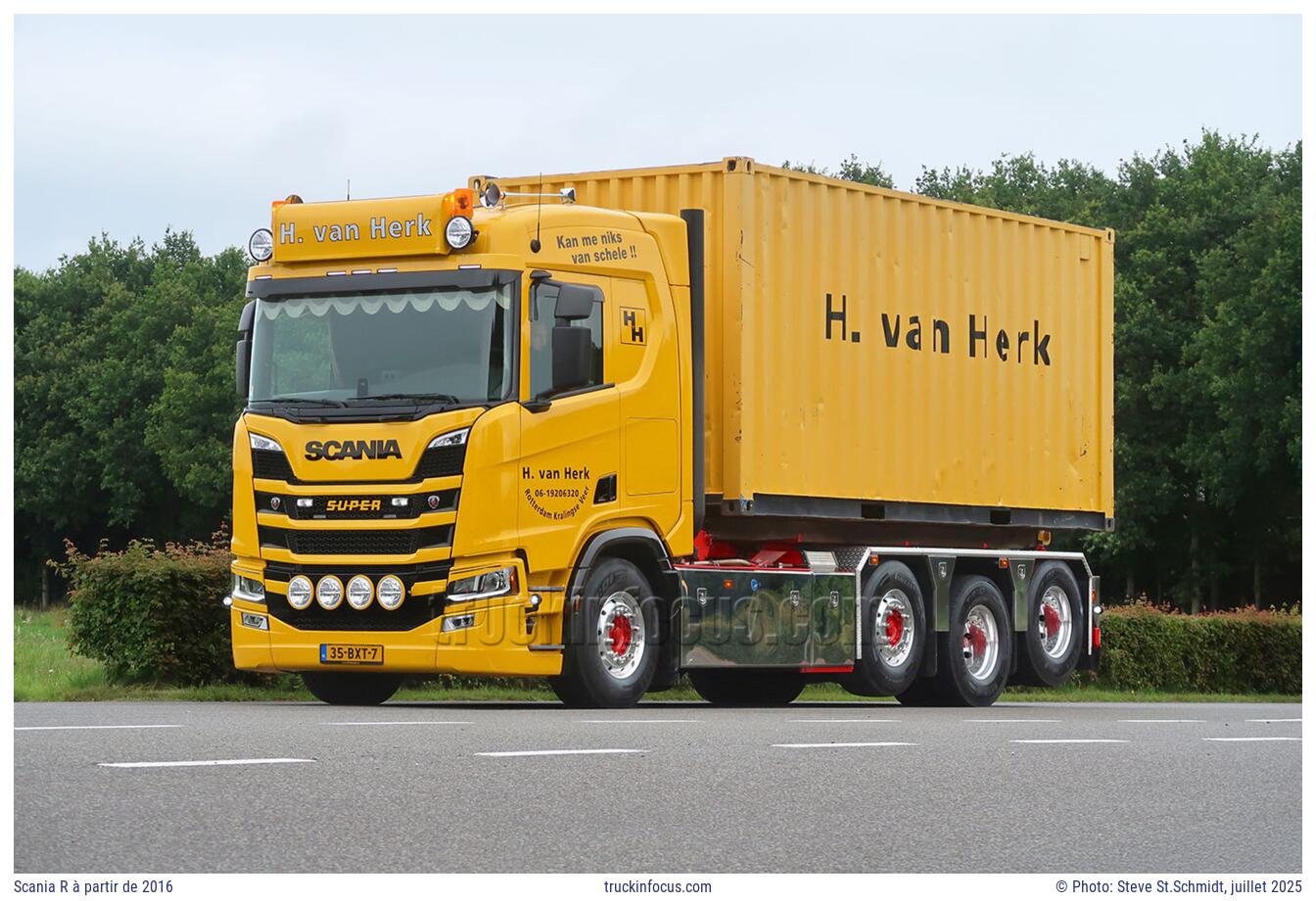 Scania R à partir de 2016 Photo juillet 2025