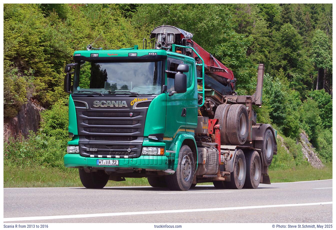 Scania R from 2013 to 2016 Photo May 2025