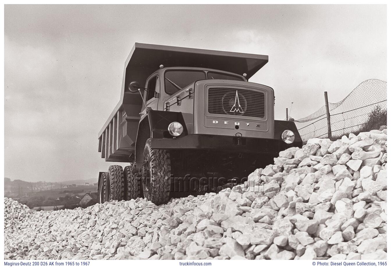 Magirus-Deutz 200 D26 AK from 1965 to 1967 Photo 1965