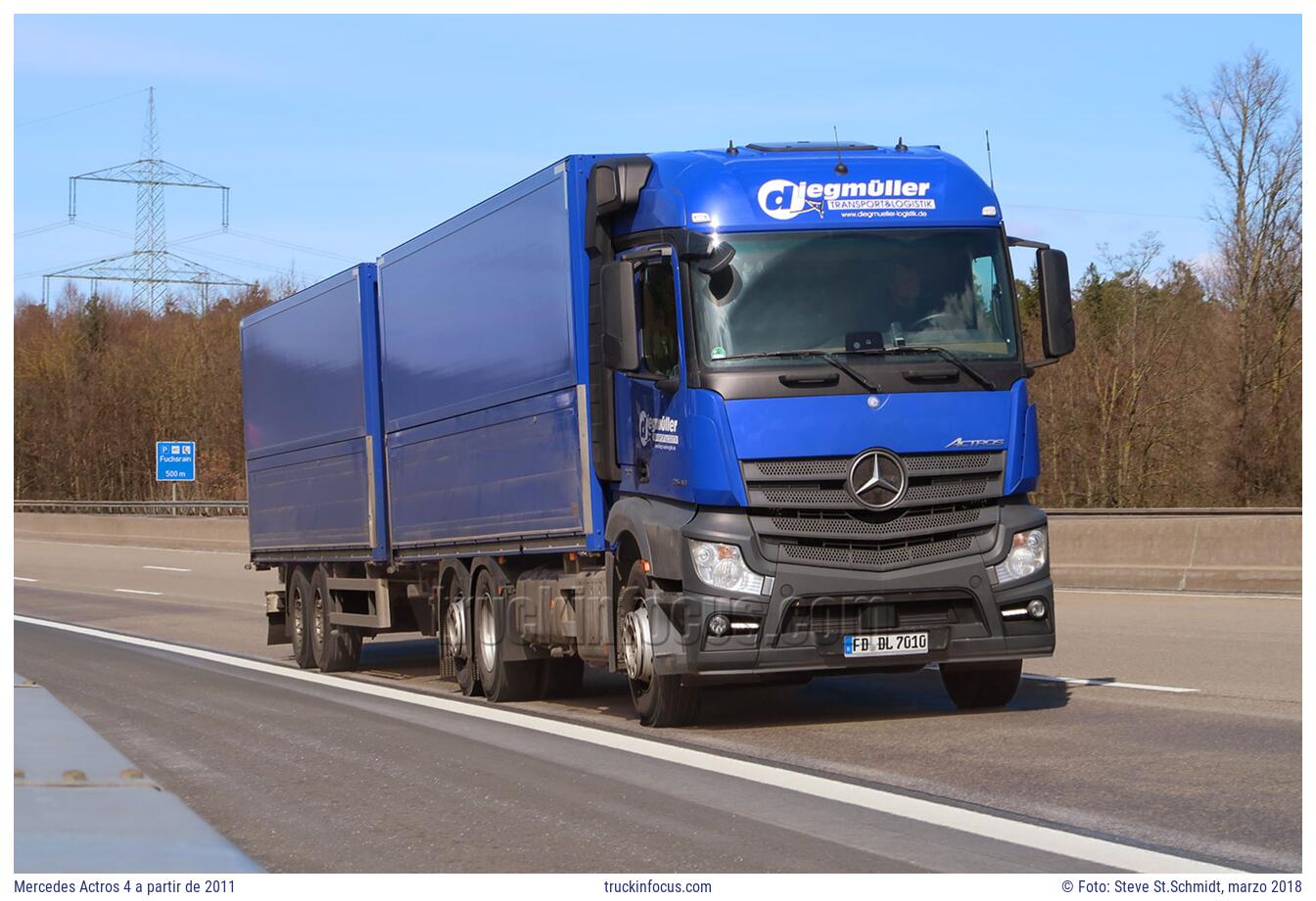 Mercedes Actros 4 a partir de 2011 Foto marzo 2018