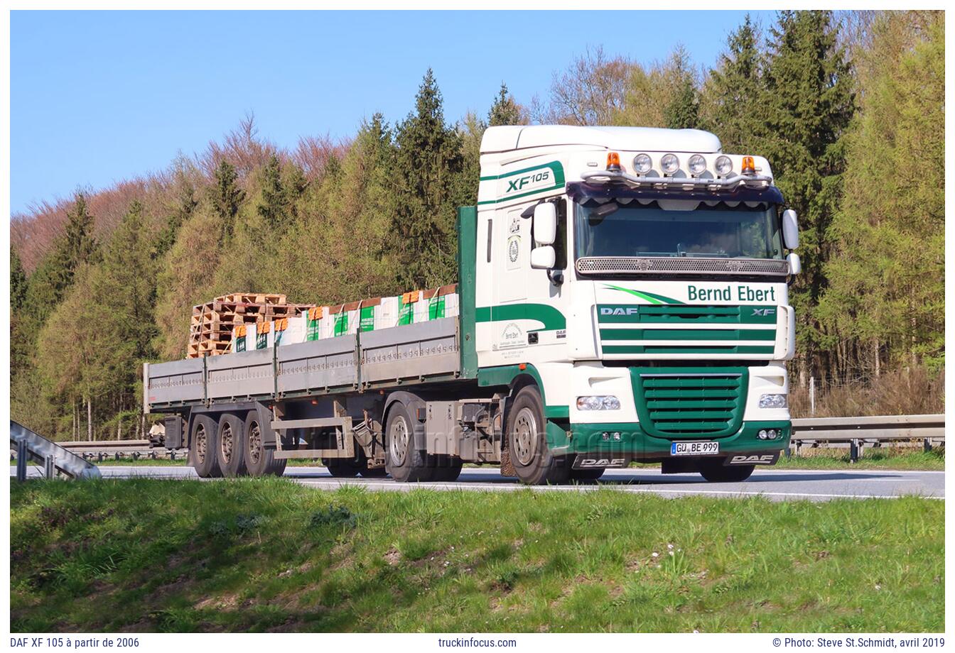 DAF XF 105 à partir de 2006 Photo avril 2019