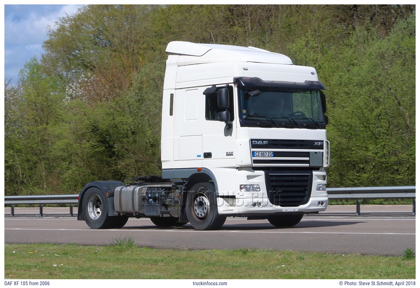 DAF XF 105 from 2006 Photo April 2018