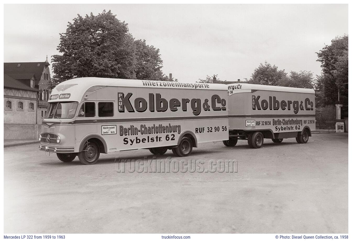 Mercedes LP 322 from 1959 to 1963 Photo ca. 1958