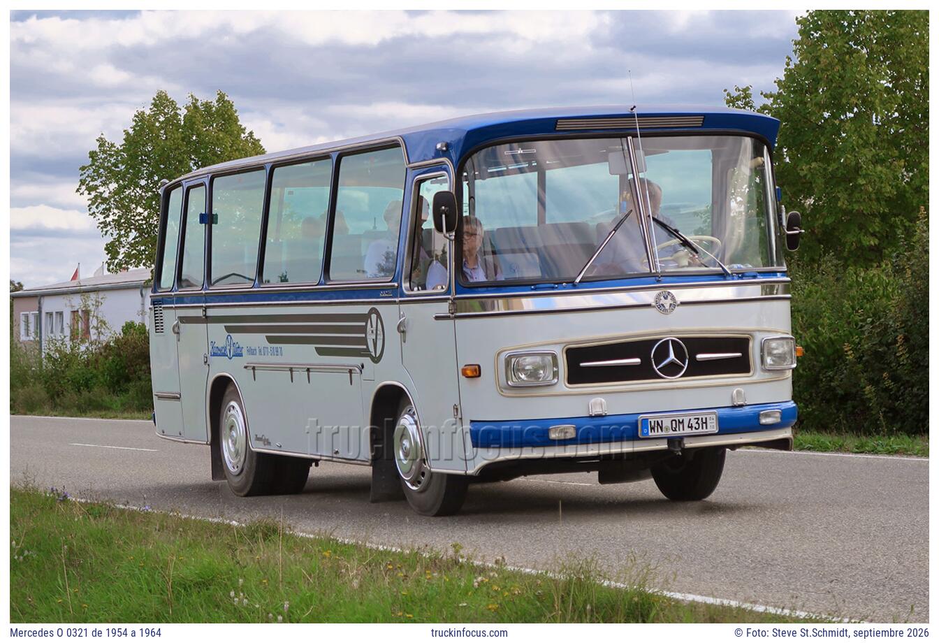 Mercedes O 0321 de 1954 a 1964 Foto septiembre 2026