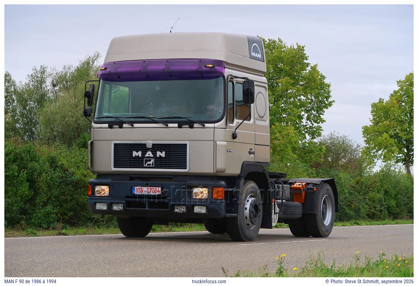 MAN F 90 de 1986 à 1994 Photo septembre 2026