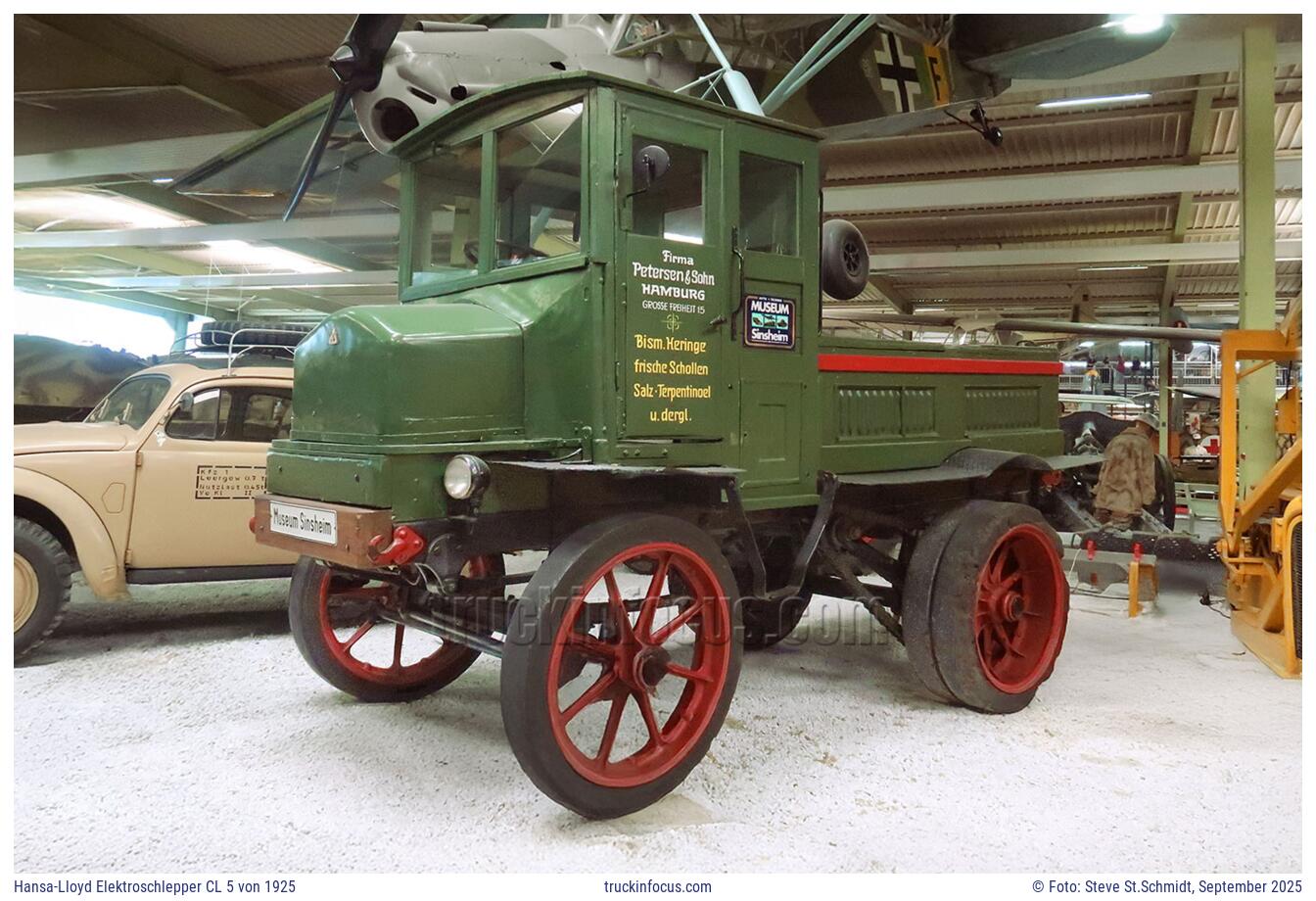 Hansa-Lloyd Elektroschlepper CL 5 von 1925 Foto September 2025