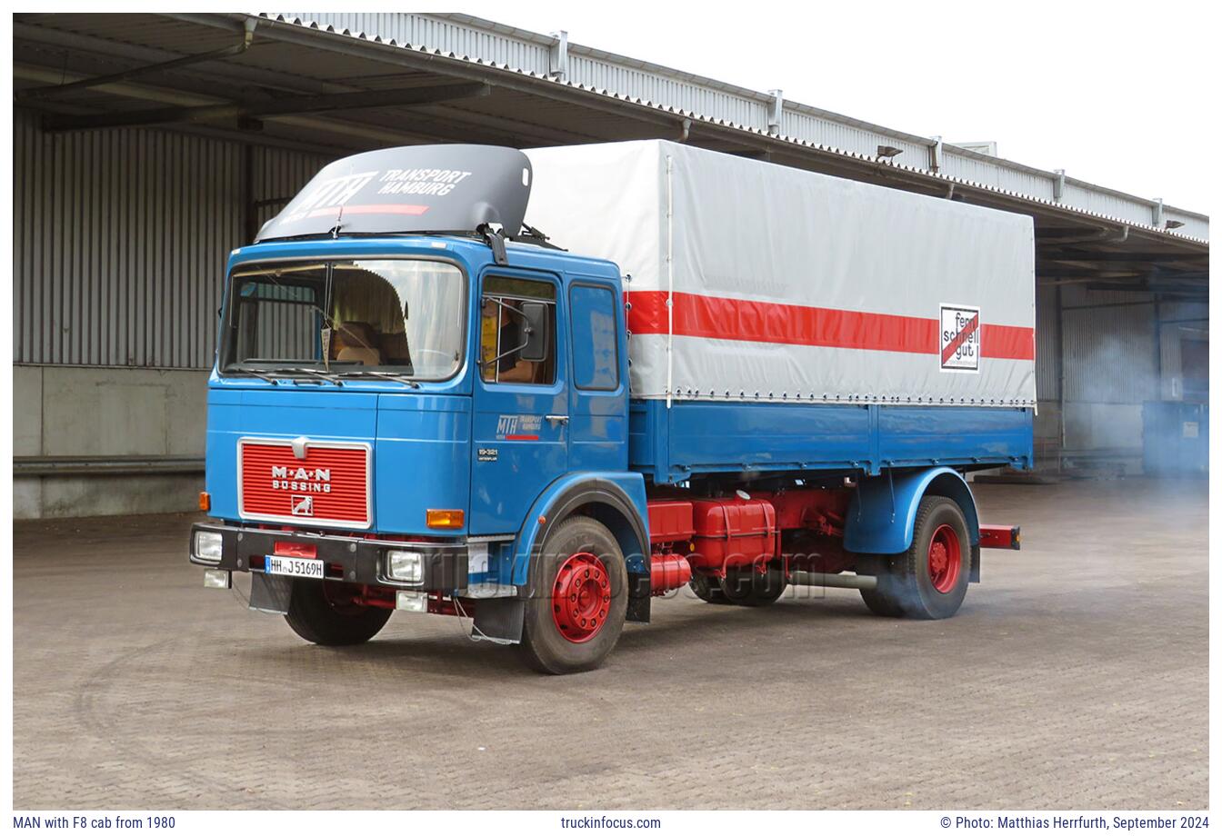 MAN with F8 cab from 1980 Photo September 2024