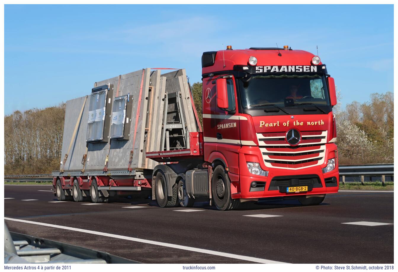 Mercedes Actros 4 à partir de 2011 Photo octobre 2018