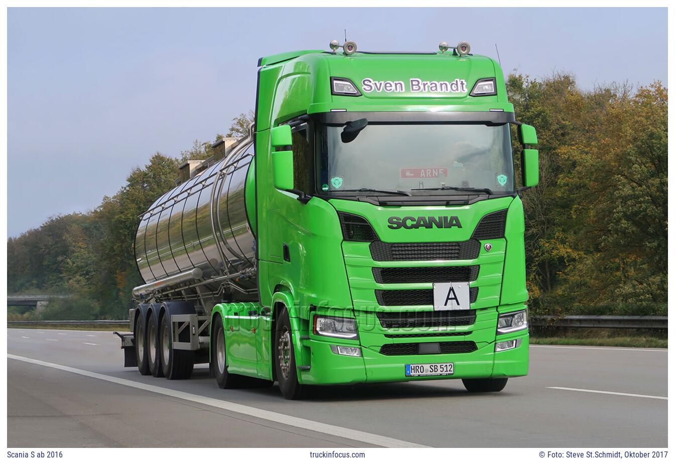 Scania S ab 2016 Foto Oktober 2017