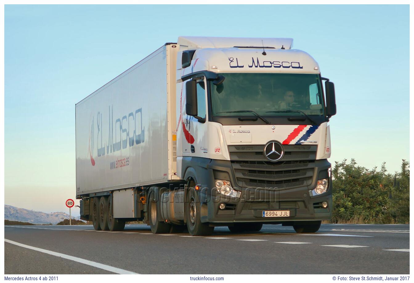 Mercedes Actros 4 ab 2011 Foto Januar 2017