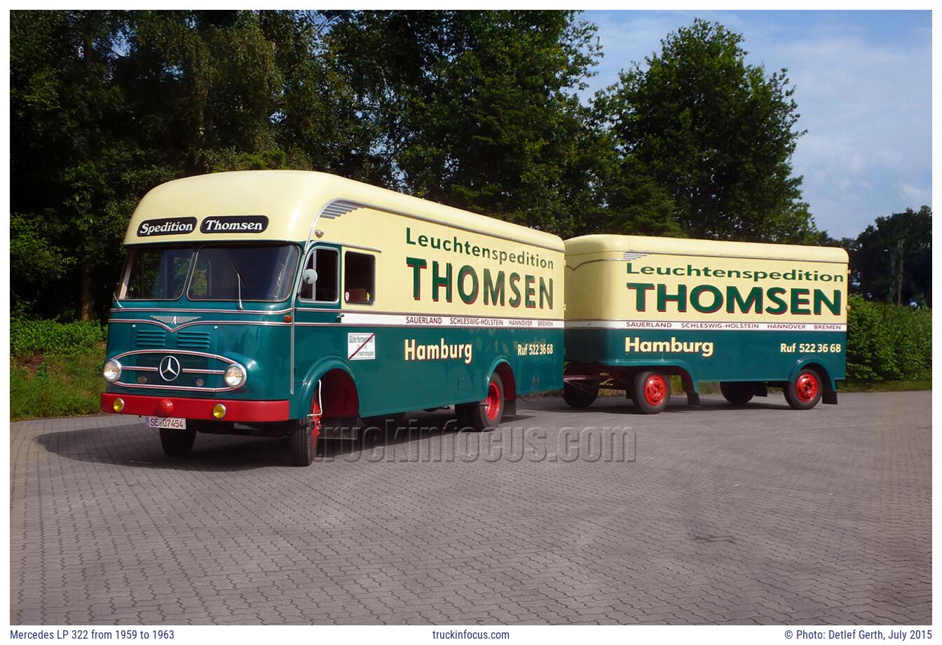 Mercedes LP 322 from 1959 to 1963 Photo July 2015