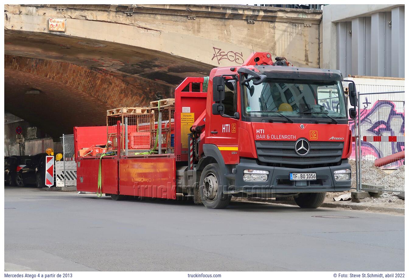 Mercedes Atego 4 a partir de 2013 Foto abril 2022