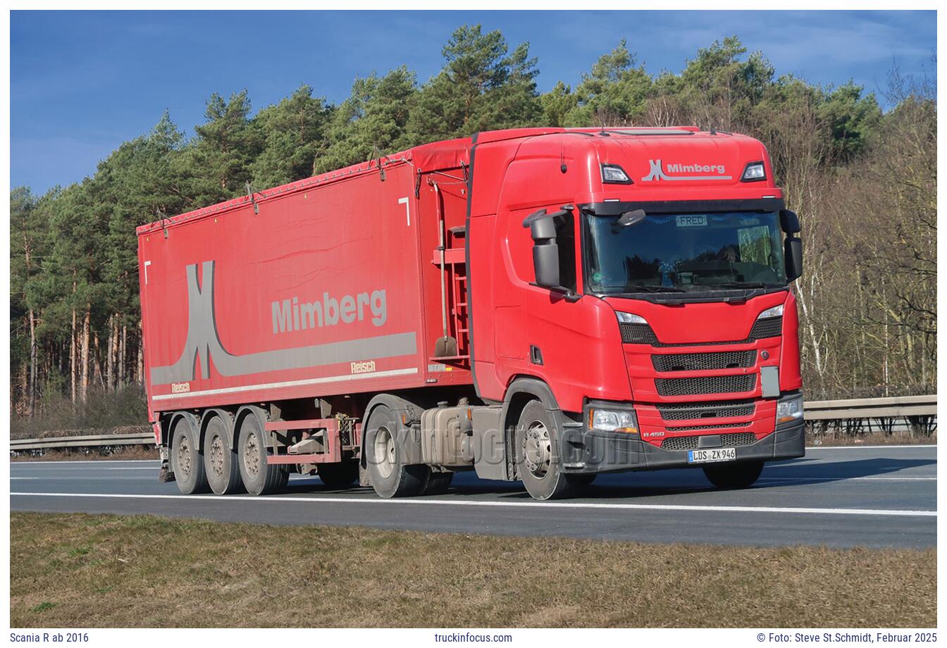 Scania R ab 2016 Foto Februar 2025