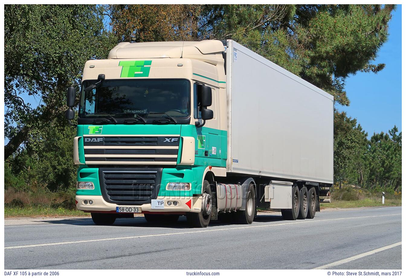 DAF XF 105 à partir de 2006 Photo mars 2017