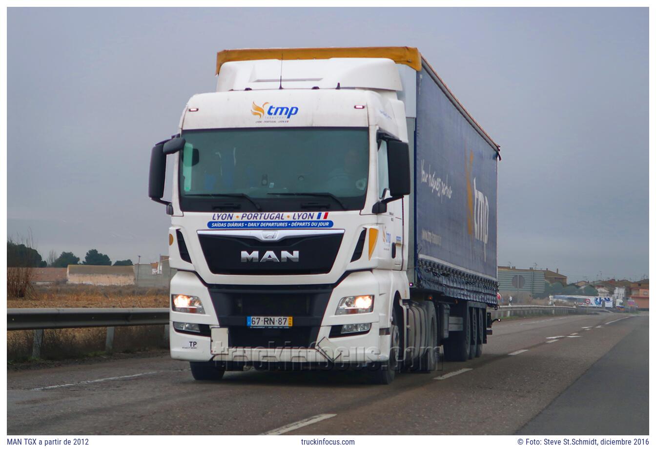 MAN TGX a partir de 2012 Foto diciembre 2016