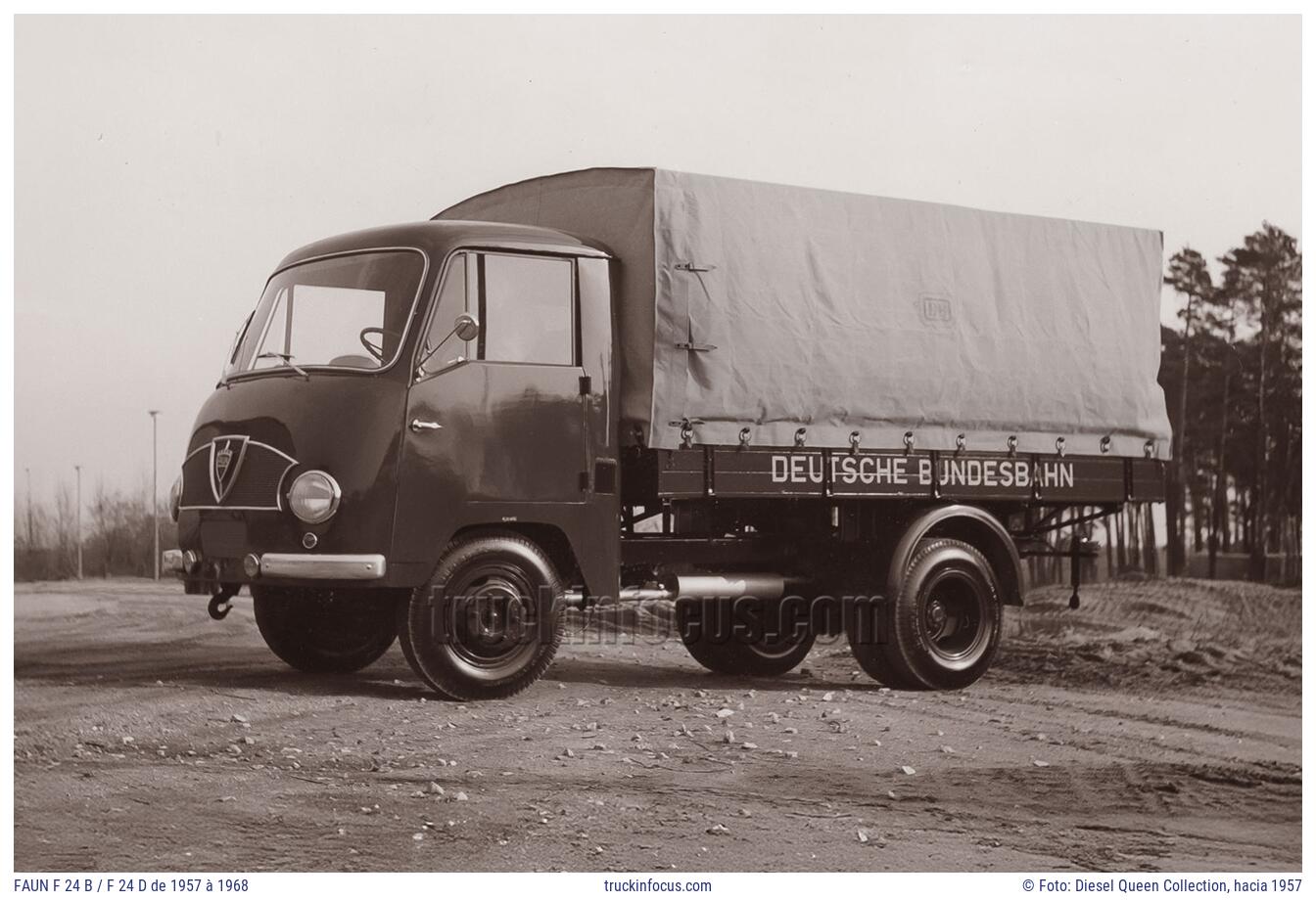 FAUN F 24 B / F 24 D de 1957 à 1968 Foto hacia 1957