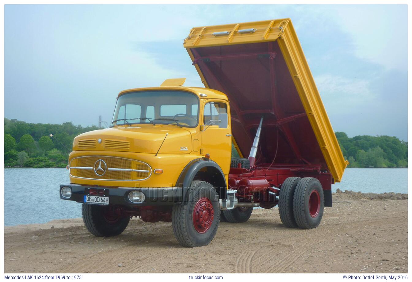 Mercedes LAK 1624 from 1969 to 1975 Photo May 2016