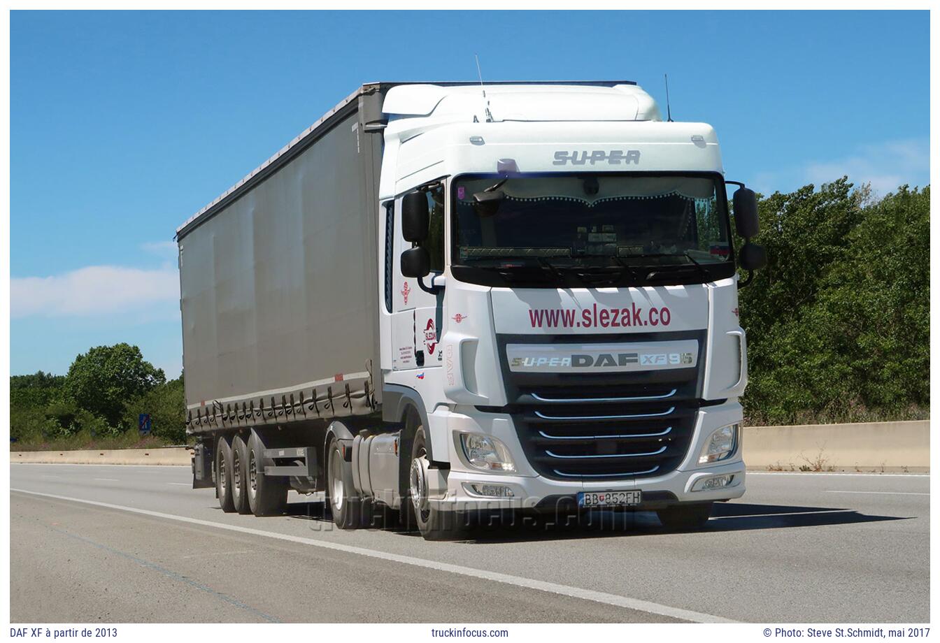 DAF XF à partir de 2013 Photo mai 2017