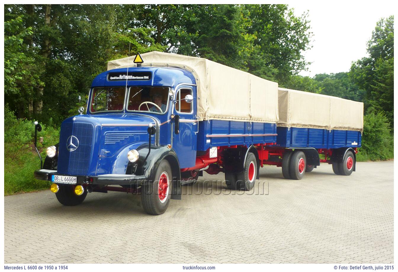 Mercedes L 6600 de 1950 a 1954 Foto julio 2015