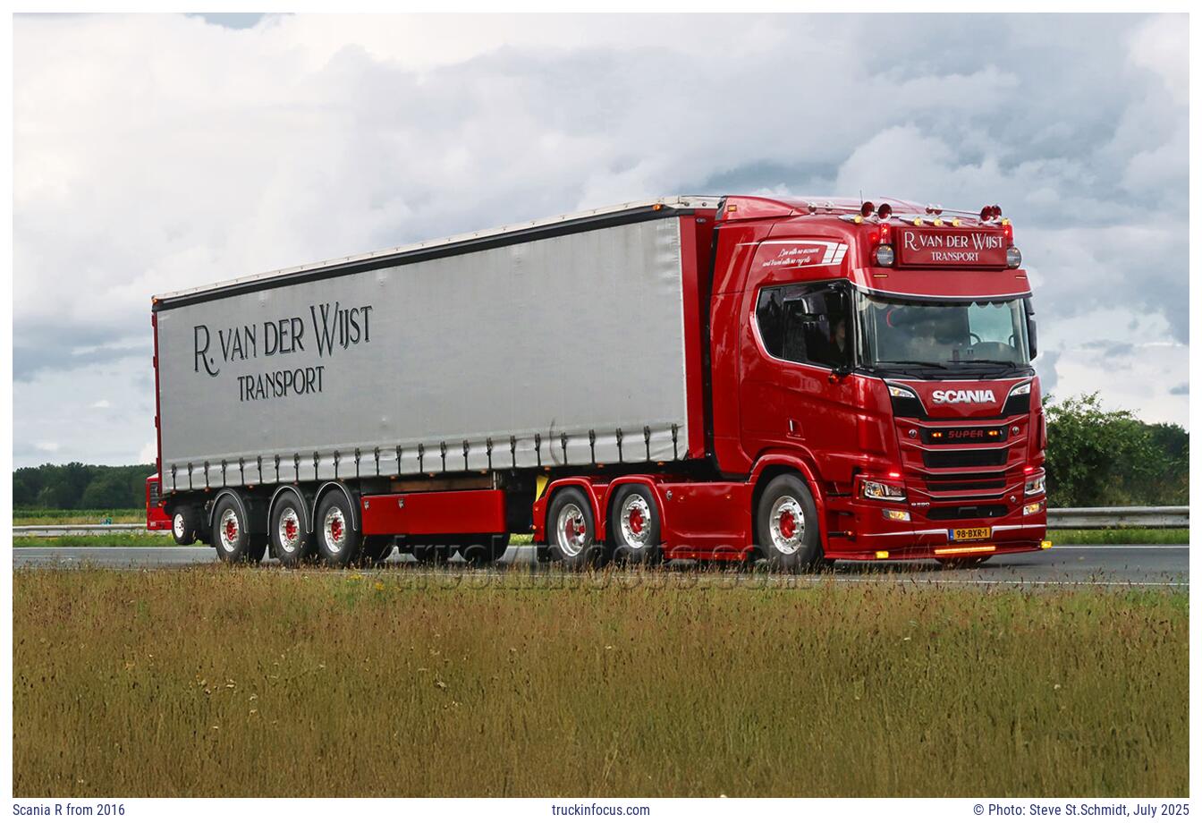 Scania R from 2016 Photo July 2025