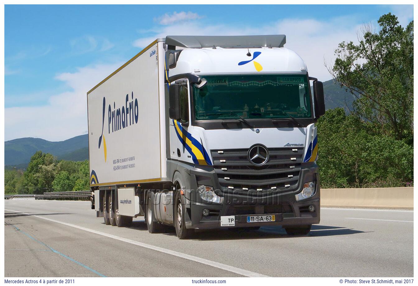 Mercedes Actros 4 à partir de 2011 Photo mai 2017