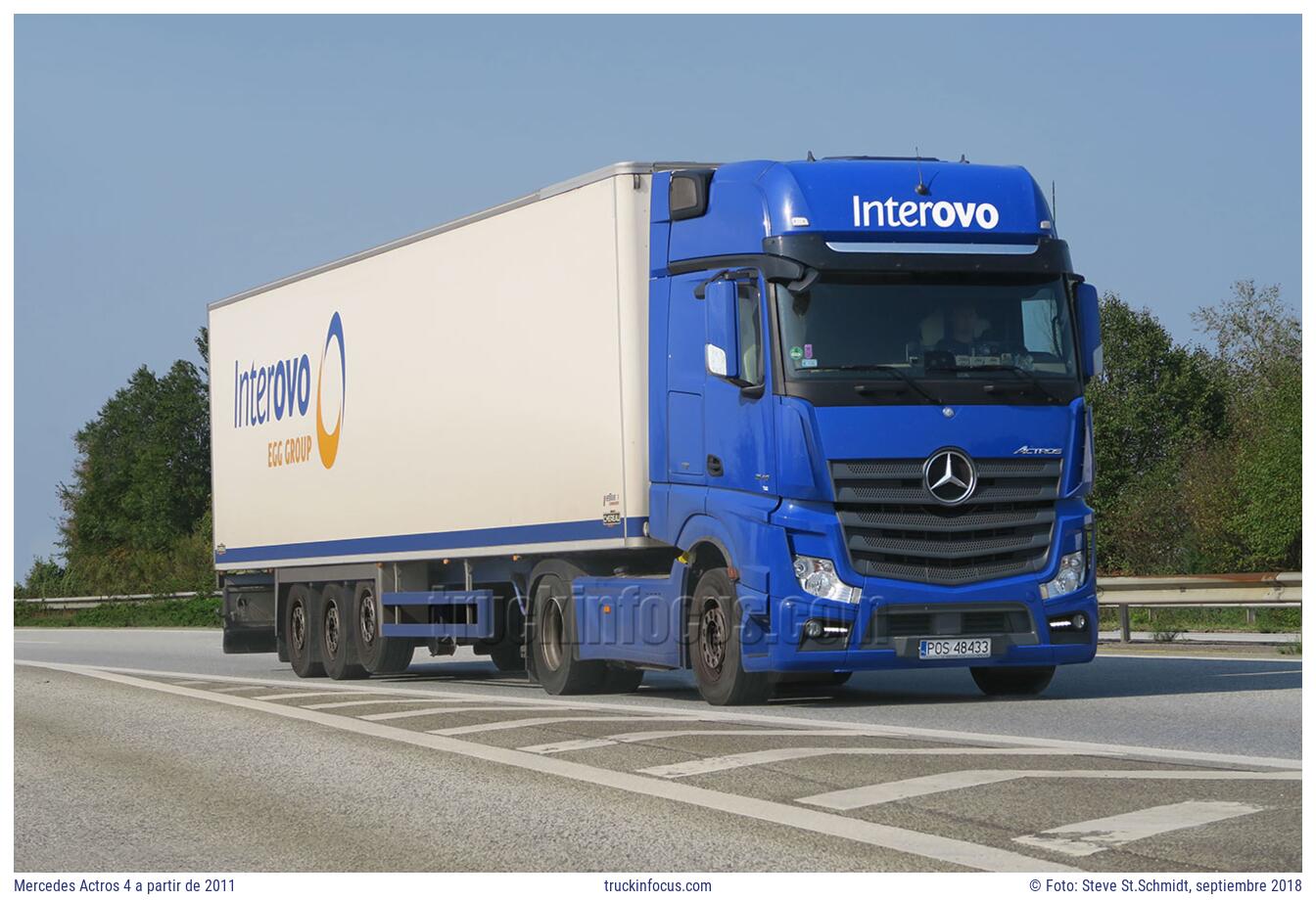 Mercedes Actros 4 a partir de 2011 Foto septiembre 2018